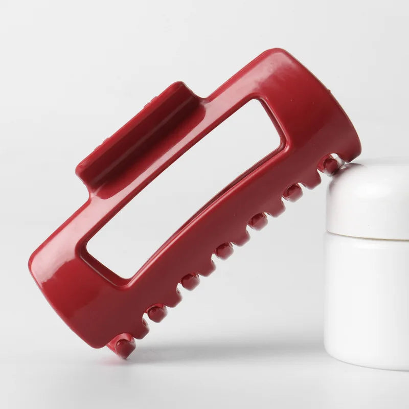 Flexible Silicone Claw Clip – Soft, Non-Slip Hold for All Hair Types