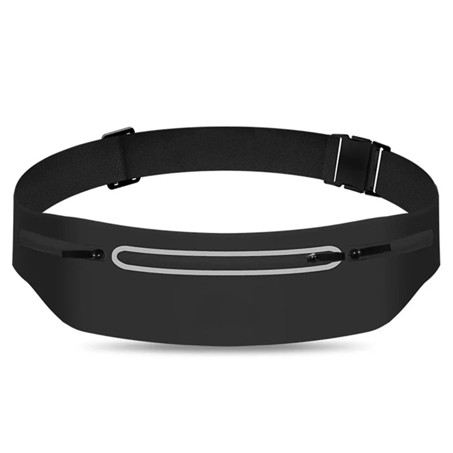 Waterproof Running Belt Bag for Men & Women – Slim Adjustable Waist Pack with Phone Holder for Jogging, Gym, Travel & Outdoor Sports